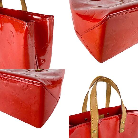 Louis Vuitton Monogram Vernis Reed PM Handbag in Patent Leather, Red and Gold... - Picture 4 of 5
